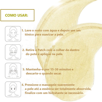 Máscara de Olhos com Colágeno e Hialurônico. - Lindas & Cia Shop
