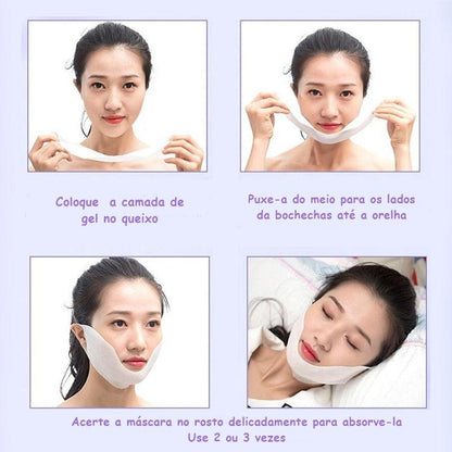 Máscara 4D Facial Lifting em Forma de V - Lindas & Cia Shop